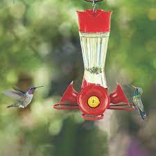 HG850169D Bird Feeder Hummingbird Popular Pinch Waist Glass