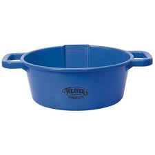 AC69-1073 Feed Pan Plastic Round w/Spout 22QT