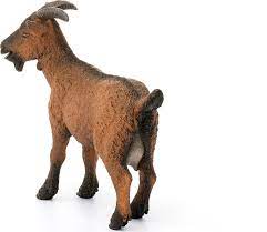 BGSCHRED--Goat Brn Toy-Schleich Animal M Red