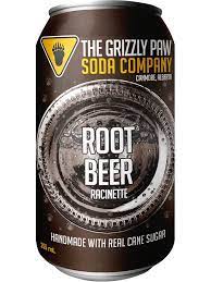 BGGP00001 The Grizzly Paw - Soda- 4 Pack - Root Beer