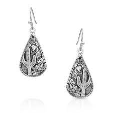 BGER4898 Earrings - Cradled Cactus