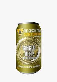 BGGP00002 The Grizzly Paw - Soda- 4 Pack -Ginger Beer