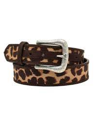 CLA1531734 Belt Ladies Ariat Leopard Dark Brown