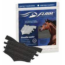 AC119301--Black Nasal Strips Equine Flair 6's