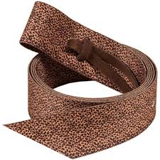 TK25-9038--Leopard Tie Strap 6" Nylon Fashion Print
