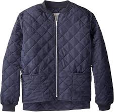 CL17X911-M-Navy Jacket Mens Work King Quilted Freezer