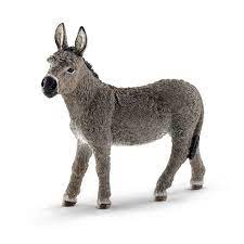 BGSCHYELLOW--Donkey Toy-Schleich Animal L Yellow