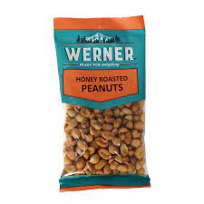 BGWE80025 Werner Candy - Honey Roasted Peanuts - 141g