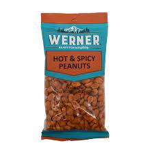 BGWE80011 Werner Candy - Hot & Spicy Peanuts - 198g
