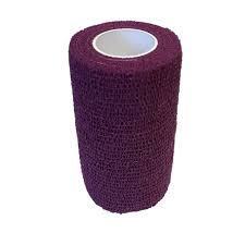 ACV540161--Purple Bandage Cohesive 4"