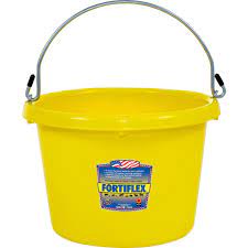 AC719038--Mlw Yell Pail-Fortiflex Utility Pail 8Qt