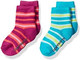 CLA861-2-4T-Girls Socks Carhartt Boys/Girls Fuzzy/Gripper