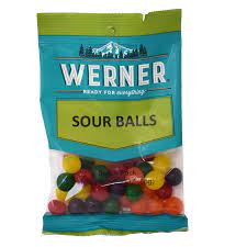 BGWE80068 Werner Candy - Sour Balls- 226g