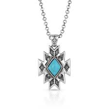 BGNC5036 Necklace - Turquoise Star Pendant