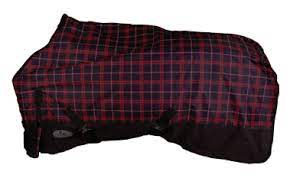 TK373BK-75"-MdntPlai Blanket Goliath Turnout 600D 300g