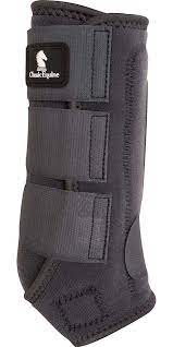 TKCF200-Hind M-Charcoal Splint Boot Protective Classic Fit w/Extra Inside Proctection