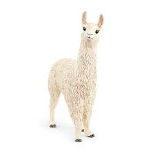 BGSCHRED--Lama Toy-Schleich Animal M Red