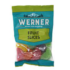 BGWE80108 Werner Candy - Fruit Slice- 297g