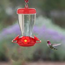 HG850043D Bird Feeder Hummingbird Favourite, Red Plastic