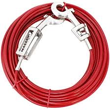 PSP3530-SPG-99 Dog Tie Out Cable 30' Large w/ Spring
