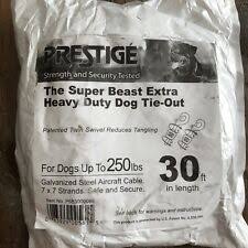 PS147-00383 Dog Tie Out Cable 30' Super Beast