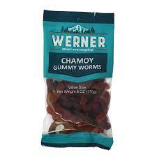 BGWE80175 Werner Candy - Chamoy Gummy Worms- 170g