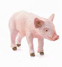 BGSCHGREEN--Piglet Toy-Schleich Animal XS GREEN