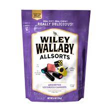 BGLIQUORICE7.5OZ--AllSorts Licorice Wiley Wallaby