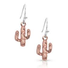 BGER4078RG Earrings - Desert Darling Rose