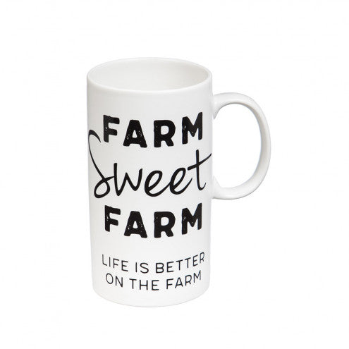 BG3TCT002 Ceramic Tall Cup 20oz Farm Sweet Farm