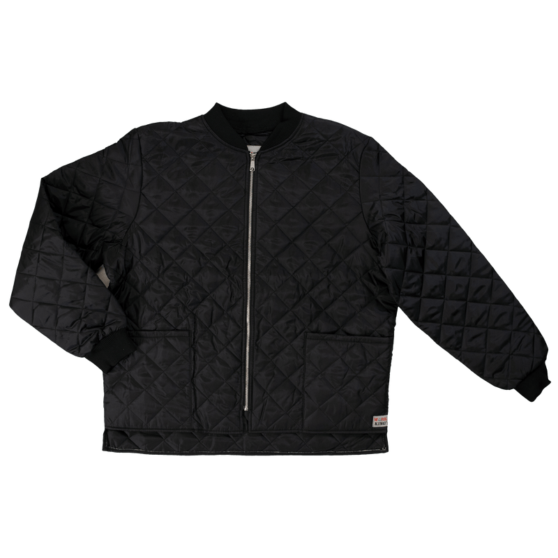 CL17X911-S-Black Jacket Mens Work King Quilted Freezer