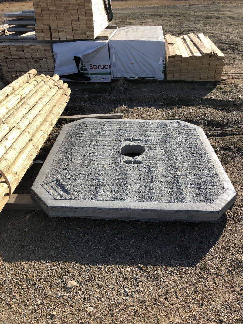 LEPAD6X6 Watering Bowl Pad Cement 6x6