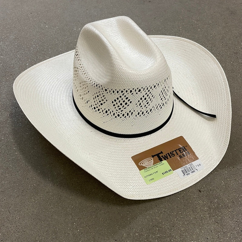 CLT73292 Cowboy Hat Straw- Twister