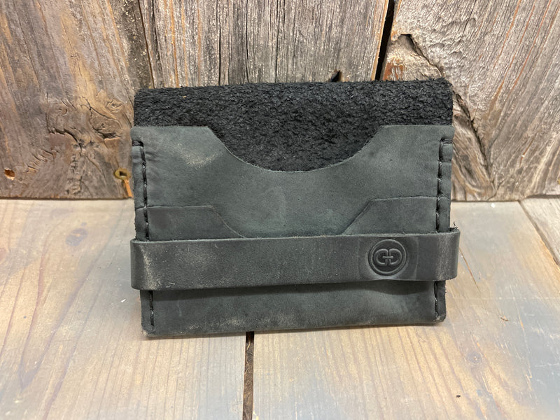 BGCARDPOUCH NORTH ROCK Leather Card Pouch Holder