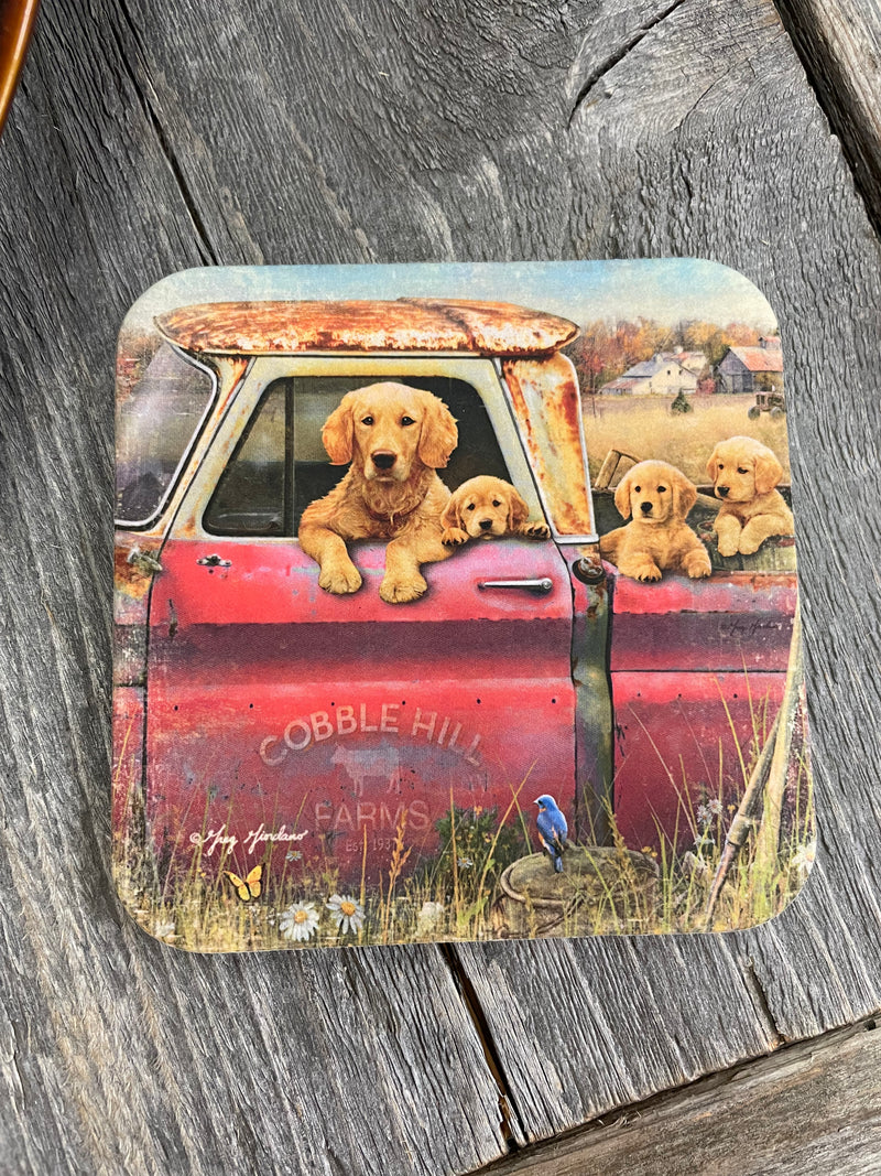 BGCOASTER Coaster - Leanin' Tree