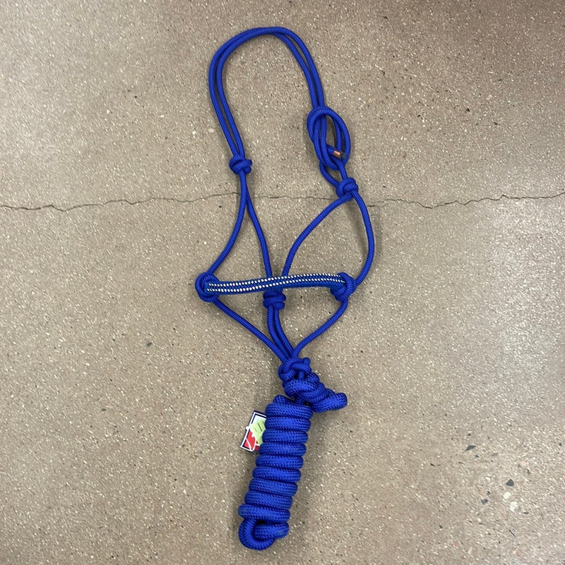 TKRH3356 Rope Halter Braided Crystal w/ 10' lead