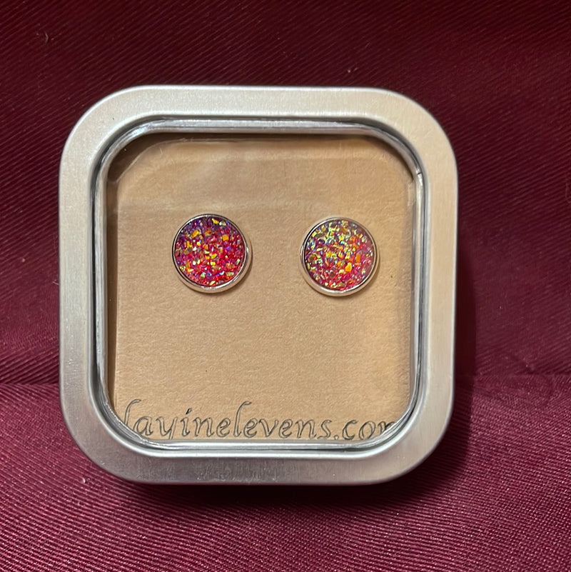 BGLAYINELEVANS--Slv/Pp Layin Elevans Earrings