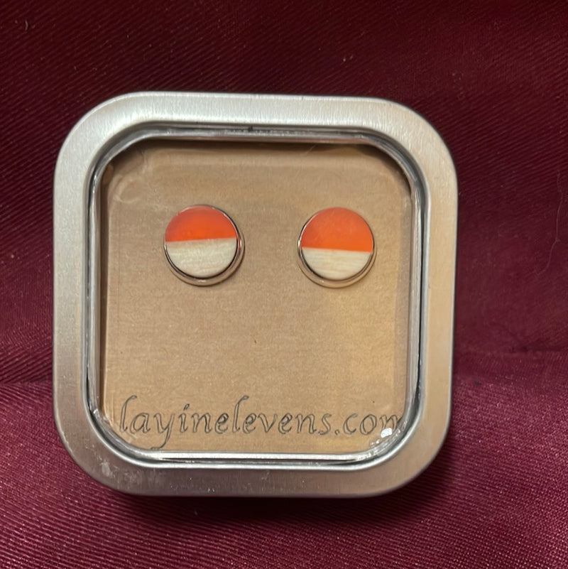 BGLAYINELEVANS--Wood/Org Layin Elevans Earrings