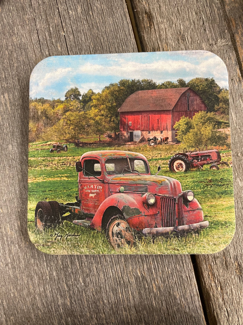 BGCOASTER Coaster - Leanin' Tree