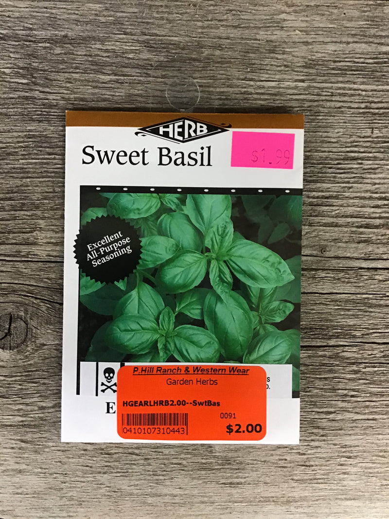 HGEARLHRB2.00--SwtBas Garden Flowers