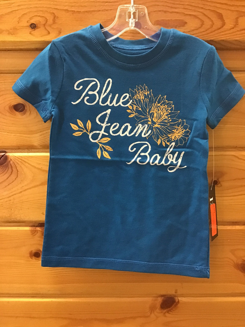 CLCTT6851024-4T-Blue T-Shirt -Cinch - Toddler -  Blue Jean Baby Logo