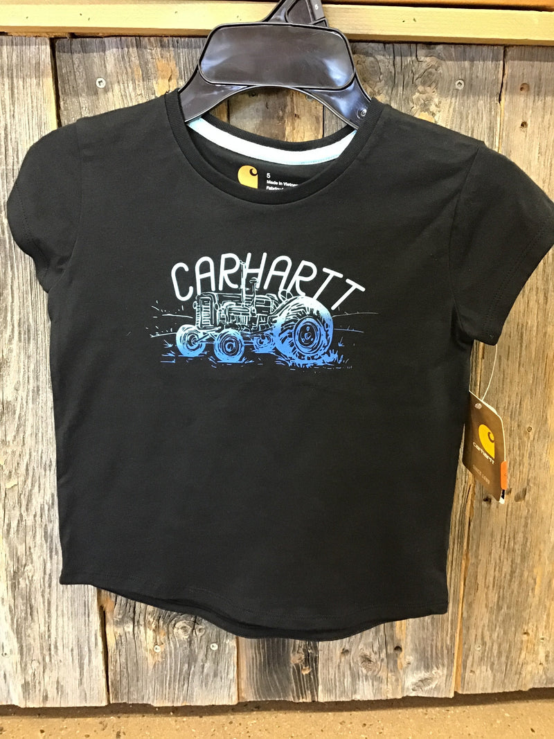 CLCA9808-5-Black Bodyshirt Carhart Girls Graphic