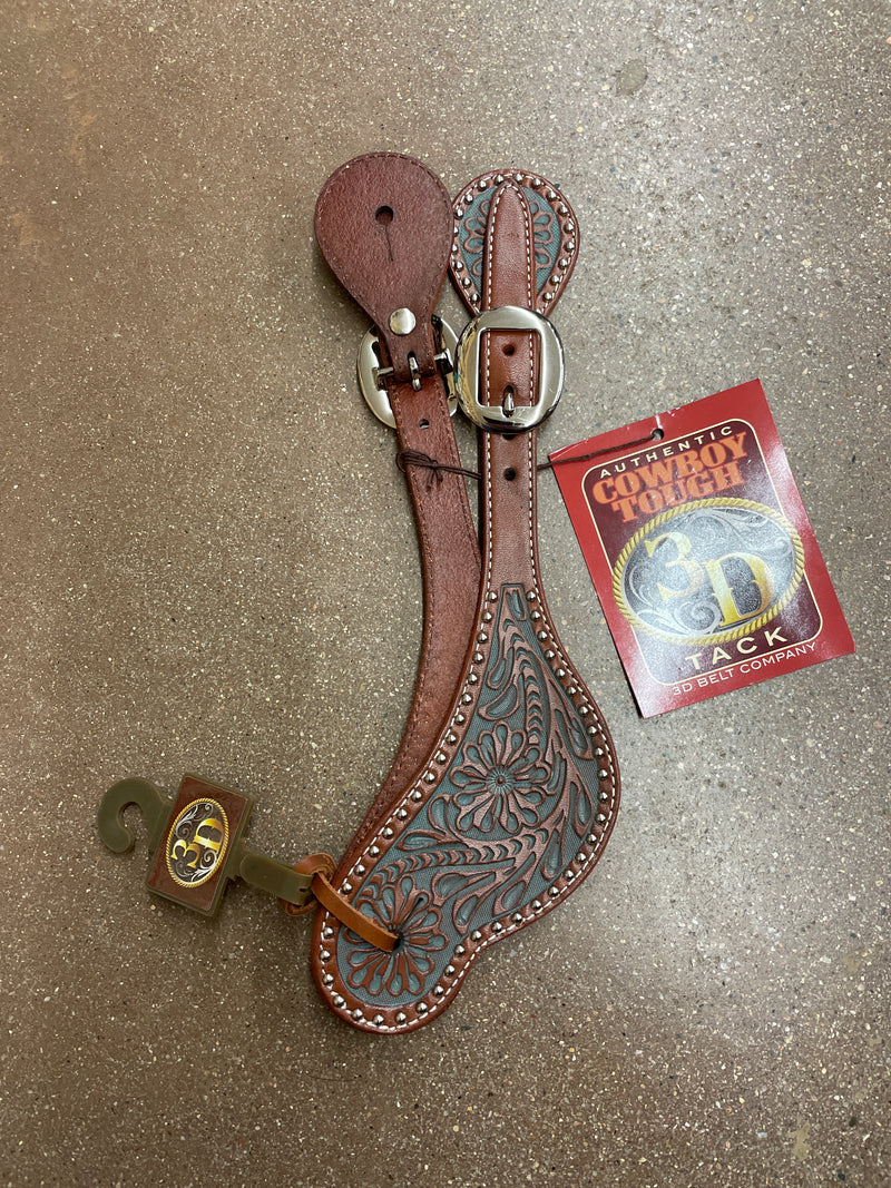 TKDSS3691 Spur Straps- Tan/TQ