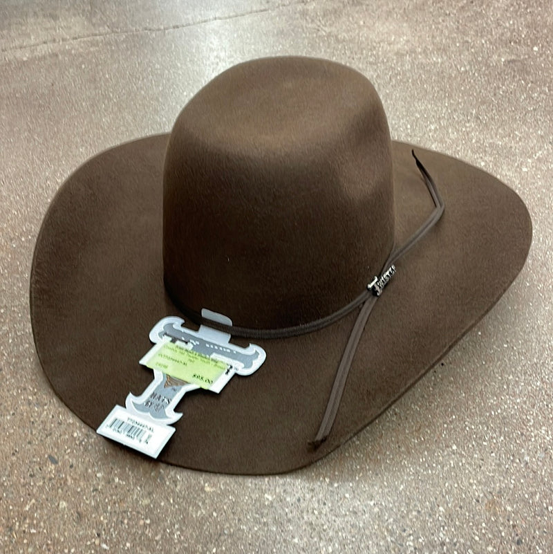 CLT7234447 Cowboy Hat Twister Youth - Brown Felt