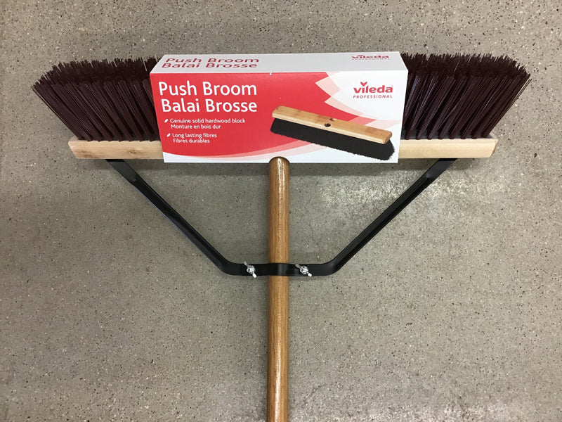 HGBR224G18 Broom Push 18" Garage/Synthetic