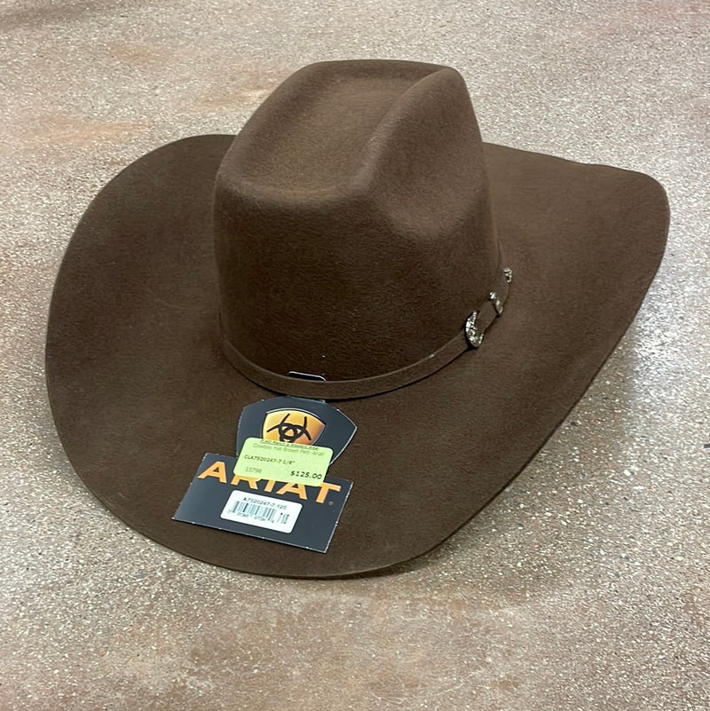 CLA7520247-7" Cowboy Hat Brown Felt- Ariat