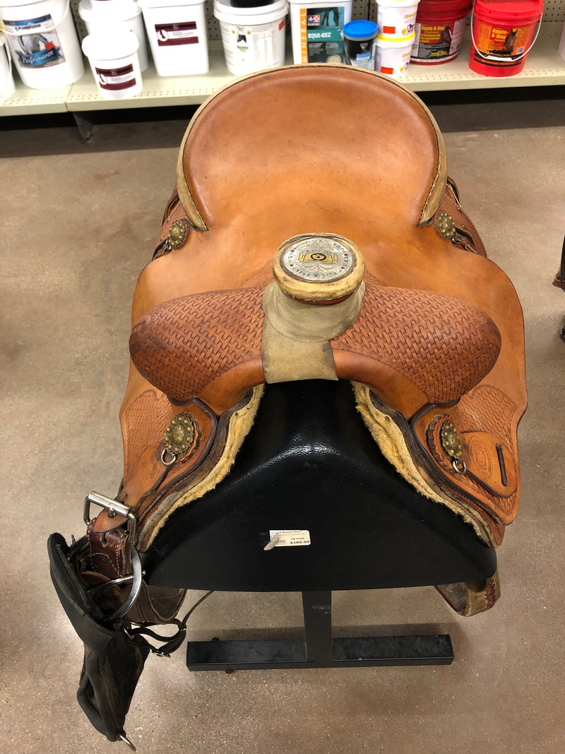 TKUSEDSD7 Circle G 14.5" Ranch Saddle