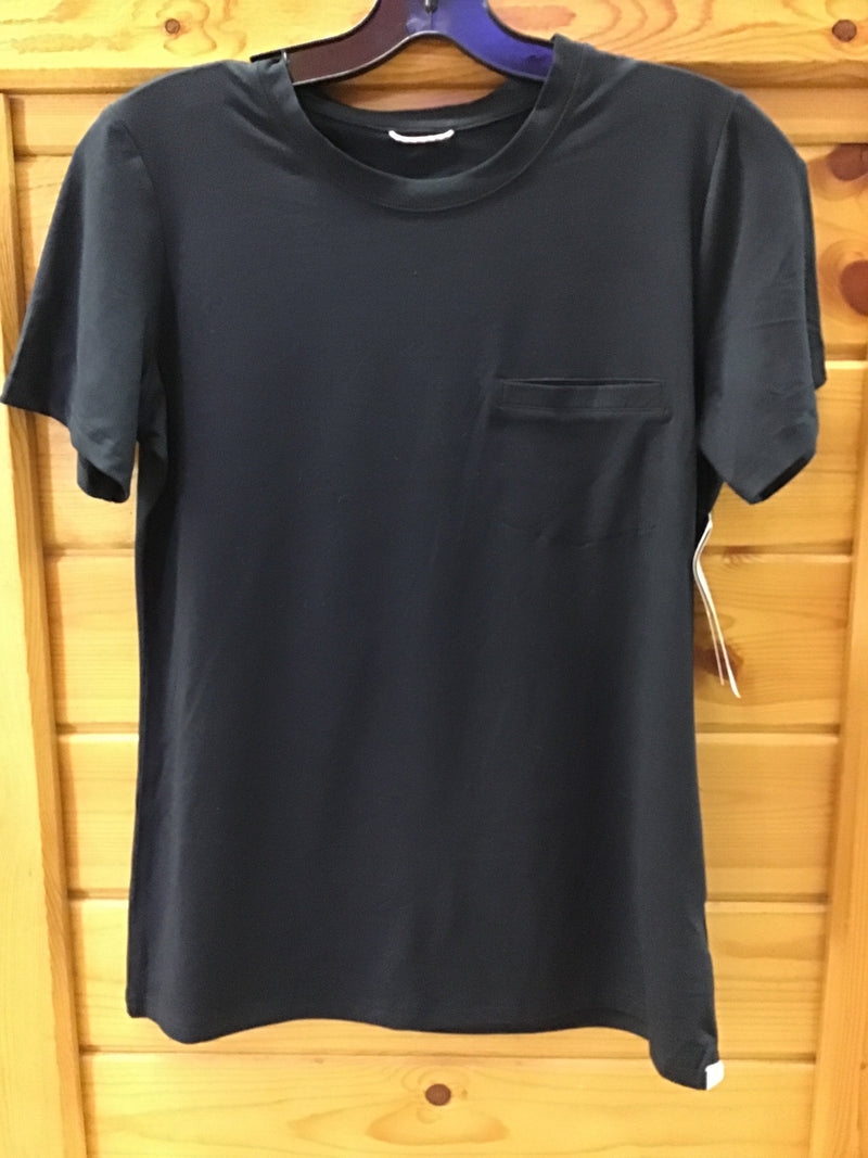 CLLAK05-S-Black Wrangler ATG-X Womens Short Sleeve Pocket Tee Slim Fit