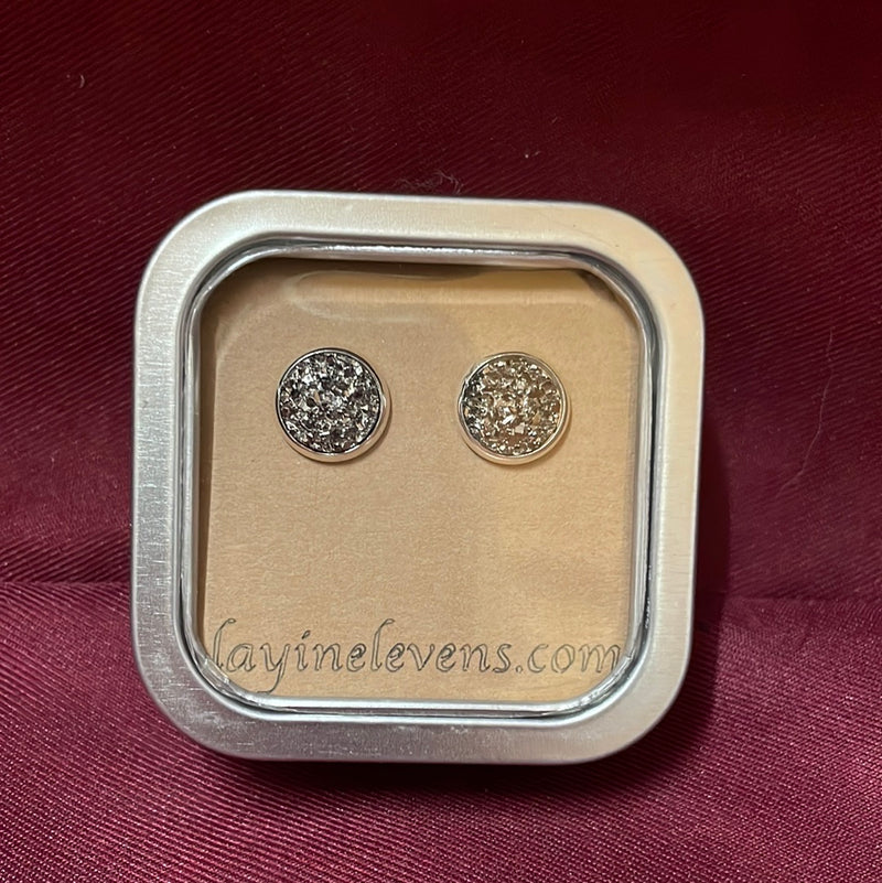 BGLAYINELEVANS--Slv/GnMt Layin Elevans Earrings