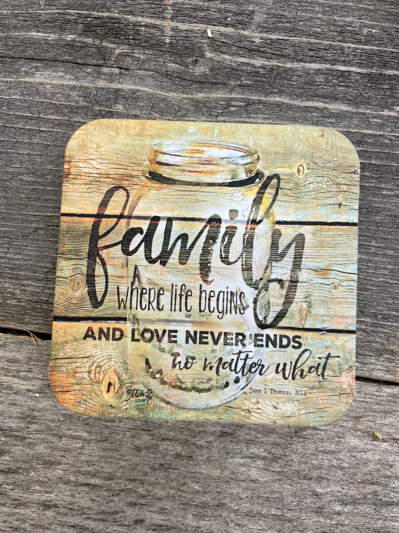 BGCOASTER Coaster - Leanin' Tree